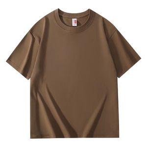 เสื้อยืดผู้ชายลำลองคุณภาพสูง เนื้อผ้าหนา 200gsm ทรงโอเวอร์ไซส์ แขนสั้น ผ้าฝ้าย 100% สั่งทำได้ - Product Image 5