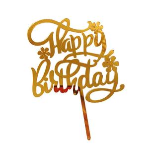 Honey And Sweetness Happy Birthday Acrylic <b>Cake</b> Toppers Gold Silver Pink Rose Gold <b>Cake</b> <b>Decoration</b> Birthday Party <b>Supplies</b> - Product Image 5