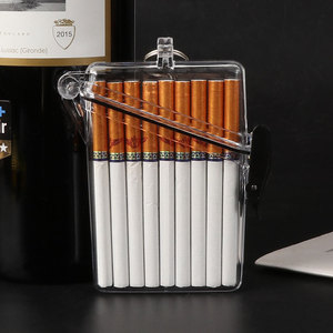 Erliao Popular Boîte à cigarettes transparente étanche avec étui <span class=keywords><strong>plat</strong></span> en plastique scellé avec corde suspendue - Product Image 5