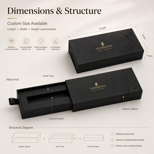 Customized Drawer <b>Box</b> Packaging for Peptide Drug <b>Bottle</b> Premium Health Beauty Product Packaging <b>Box</b> - Product Image 4