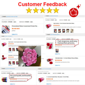 ริบบิ้นขายส่งขนาด 1.5 นิ้ว ยาว 100 หลา สีแดง ริบบิ้นโพลีเอสเตอร์สำหรับห่อของขวัญ ม้วนริบบิ้นซาตินขนาด 4 ซม. - Product Image 6