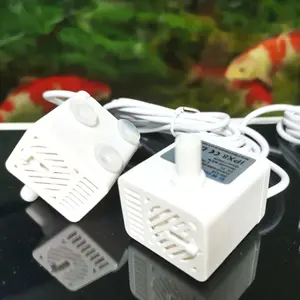 AISITIN pompa dispenser air hewan peliharaan, pompa celup DC mikro tanpa sikat sunyi DC tangki ikan USB