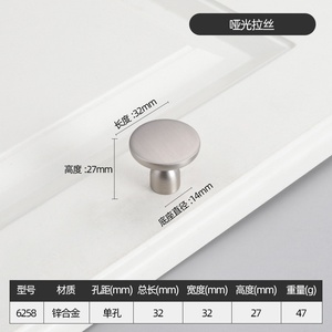 Modern Zinc Alloy Furniture Handles & Knobs for Cabinets <b>Wardrobes</b> Drawers Dresser-Bedroom Kitchen Use - Product Image 5