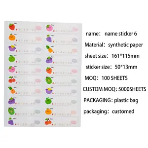 Hello My Name Is Sticker Name Sticker Kids Baby Bottle Label For Baby Care Waterproof Write-on Name Sticker