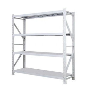 Étagère de rangement en acier de moyenne capacité, 4 niveaux, étagères réglables, entrepôt, garage - Product Image 2
