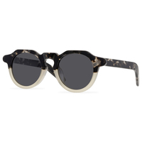 Lunettes de soleil à monture épaisse style japonais, lunettes de soleil à grosse feuille avec lentille polarisée