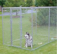 2. Vente flash : enclos pour chien en chaîne, revêtement PVC, montage facile pour jardin et ferme