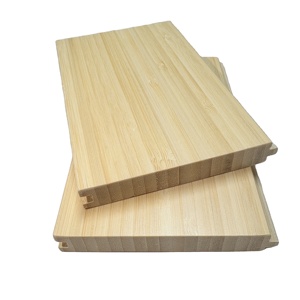 Plancher solide <span class=keywords><strong>en</strong></span> <span class=keywords><strong>bambou</strong></span> Moso YUYOU, imperméable, à lattes moyennes, installation facile, usage intérieur moderne, garantie 1 an, maison, bureau, naturel - Product Image 1