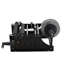 Machine d'étiquetage manuelle semi-automatique pour bouteilles et canettes rondes, pour emballages en métal, verre, papier, application d'autocollants portable
