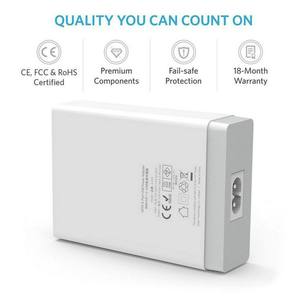 Cargador de Pared USB Inteligente, Estación de Carga de 50W con 6 Puertos, Cargador Multi USB PowerPort para Phone Pad Pro/Air/Mini, <span class=keywords><strong>Galaxy</strong></span> S23 y Más - Product Image 2