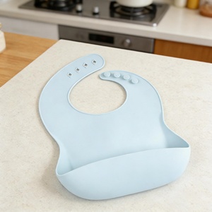 Babero de Silicona para Bebé con Diseño de Dibujos Animados y Logotipo Personalizado, de Grado Alimenticio, Impermeable, para la Alimentación Infantil - Product Image 5