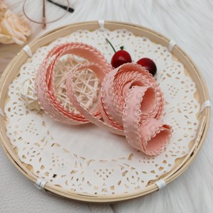 Sangle élastique rose 16 mm personnalisée, colorée, antidérapante, haute qualité, 100 % nylon, tissée à picots, pour ceintures et sous-vêtements – Prix usine - Product Image 4