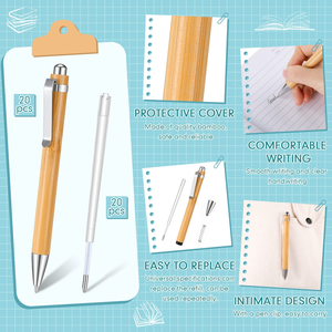 2026 Eco Friendly Wood Bamboo <b>Pen</b> Custom <b>Pen</b> with logo Ball <b>Pen</b> Custom logo - Product Image 2