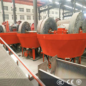 Gold Clay <b>Mining</b> <b>Machinery</b> Equipment Round Grinding Wet Pan Mill 1200 1500 to Sudan Zimbabwe South Africa - Product Image 2