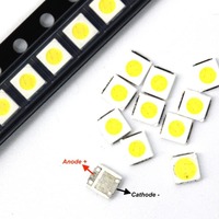 Perles de LED 3V haute puissance 3030 pour rétroéclairage TV, 1W 97-100LM, pour écran LCD, blanc froid SMD 3V