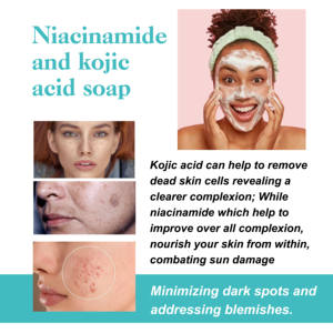 DR.DAVEY VITAMINA B3 Jabón Control de imperfecciones Cura Proteger la piel Desintoxicación total Brillo Piel Marca privada 135g - Product Image 5