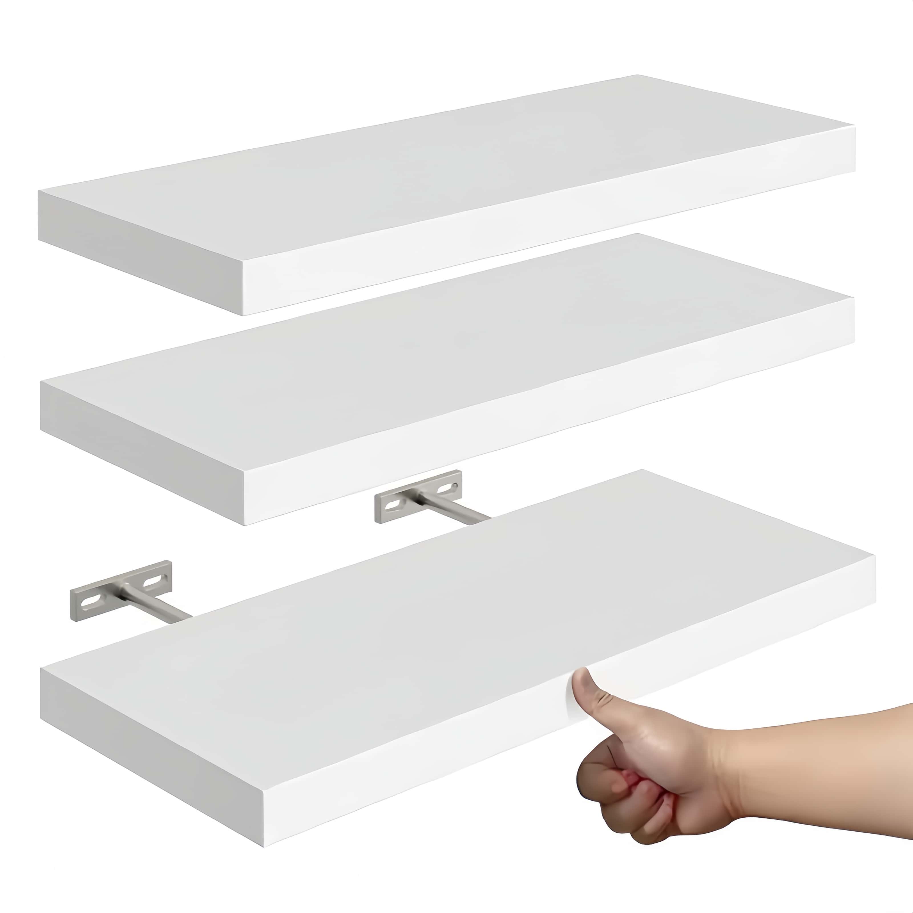 Conjunto blanco de 3 piezas.