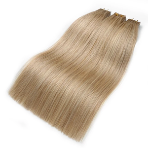 Extensiones de cabello humano Remy Jasmine Beauty 12A con cinta adhesiva invisible, trama fina, 100% cabello humano, extensiones de cabello liso natural. - Product Image 4