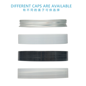 XINDE Clear Luxury <span class=keywords><strong>Small</strong></span> Body Butter Lotion Mascarilla Envase cosmético Frascos de plástico transparente con tapas - Product Image 5