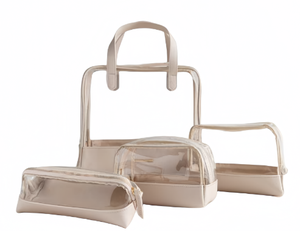 Bolsa de Playa Transparente Impermeable con Logotipo Personalizado, Bolsa de Compras Grande, Bolsa de Mano Transparente de PVC Impermeable para Mujer - Product Image 4