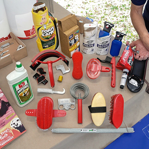 Juego de Herramientas Profesionales para el Cuidado y Limpieza de Caballos con Bolsa de Transporte - Product Image 3