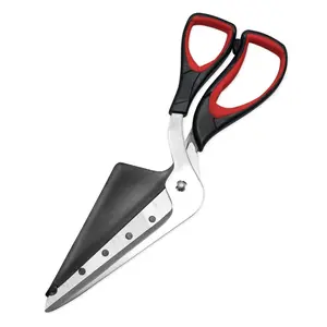 GreenEarth Multi-functional Convenience Stainless Steel Pizza Handle Scissors wheel Shears for Kitchen Use