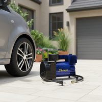 Compresseur d'air portable monocylindre AC 110/220V pour voiture, gonfleur de pneus à gonflage rapide, pompe à air pour usage d'urgence, Nouveauté 2026