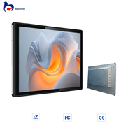 Monitor Layar Tahan Air IP65 Kapasitif 10 Titik, Panel Sentuh USB 15 Inci 4:3 Baru Langsung dari Pabrik, 1024*768, Tertanam Industri