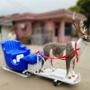 Neige <span class=keywords><strong>Glace</strong></span> Cerf orignal tirant un traîneau à neige - Product Image 3