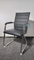 Chaise de bureau robuste Foshan sans roulettes en tissu maillé pour réunions, réceptions, visiteurs, événements et conférences
