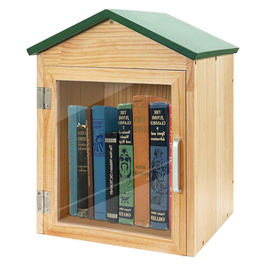 Boîte de bibliothèque pliable en bois pour mobilier d'extérieur-Design moderne Construction en bois massif Assemblage simple requis Meilleure valeur pour - Product Image 1