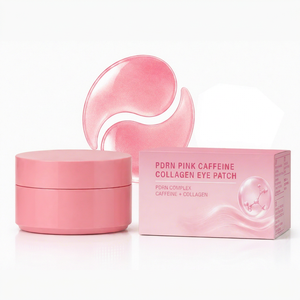 Patchs Gel Contour des Yeux au Collagène et Caféine Rose en Gros, Complexe PDRN, Effet Liftant et Revitalisant - Product Image 1