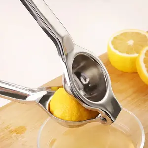 घरेलू मैनुअल फल Juicer स्टेनलेस नींबू क्लिप निचोड़ने फलों का रस प्रेस