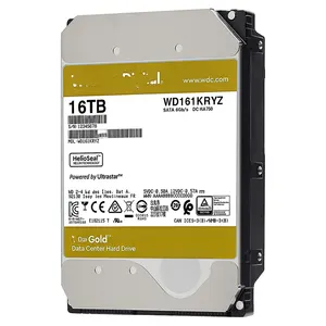 16TB W D Gold Enterprise Class 3,5 "Discos duros internos 7200 RPM Clase SATA 6 Gb/s 512 MB Cache HDD para monitoreo