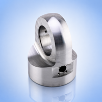 Support de fixation d'extrémité de vérin hydraulique en acier allié 42CrMo, usiné sur mesure par CNC, pour équipement de construction lourd