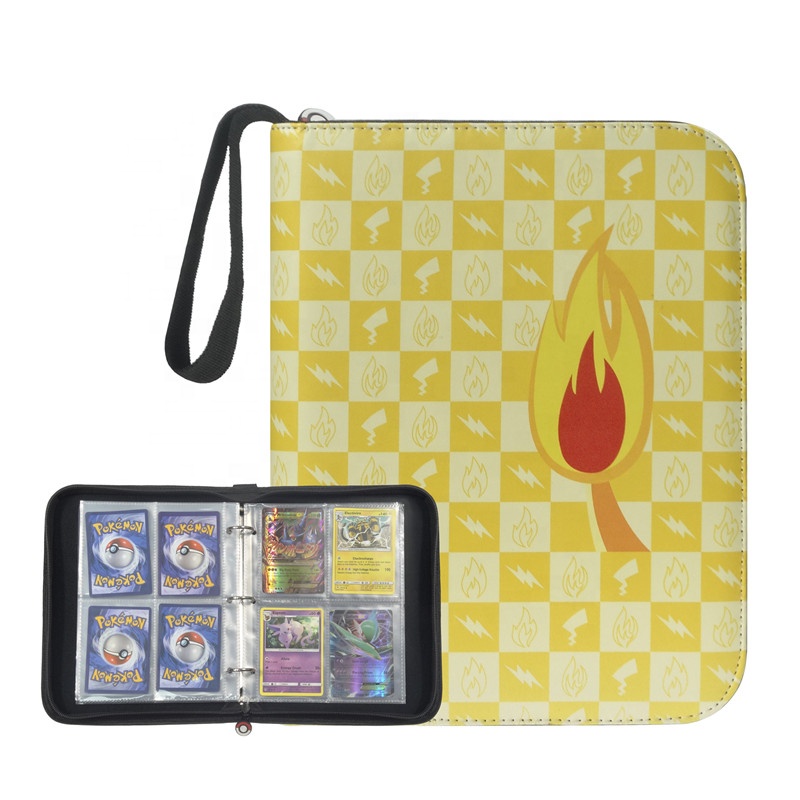 Изготовленные на заказ 4 кармана MTG коллекция игровых карт из искусственной кожи папка для торговых карт с застежкой-молнией