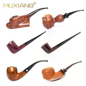 MUXIANG Briarwood Tobacco Pipe Free Type Filtered Smoking Pipe For Men Wholesale - Product Image 1