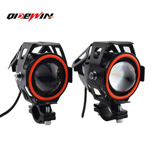 ไฟสปอร์ตไลท์มอเตอร์ไซค์ Qideguan U7 12-24V LED เลนส์คอนเดนซิ่ง IP67 ไฟหน้าความสว่างสูง - Product Image 4