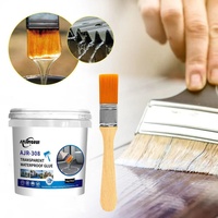 Peinture de revêtement mural extérieur en vente directe d'usine, revêtement imperméable invisible, mastic d'étanchéité, colle de réparation des fuites, peinture acrylique imperméable