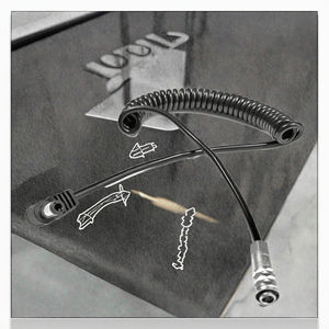 Câble d'alimentation CC en spirale RINGTEAM 5525-<span class=keywords><strong>BMPCC4K</strong></span> en ABS avec protection contre les courts-circuits pour <span class=keywords><strong>BMPCC4K</strong></span>/Blackmagic Pocket - Product Image 2