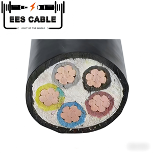 Câble de puissance <span class=keywords><strong>U1000</strong></span> <span class=keywords><strong>R02V</strong></span> 5*25 mm² en cuivre, conducteur isolé XLPE, gaine PVC, selon la norme NFC, pour le client Mauritanie - Product Image 1