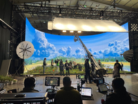 Pantalla LED para Estudio Virtual XR 3D UHD P2.6 |   Panel de Pantalla LED para Interiores con SDK Habilitado para Video Wall a Todo Color 8K 4K para Estudio de TV