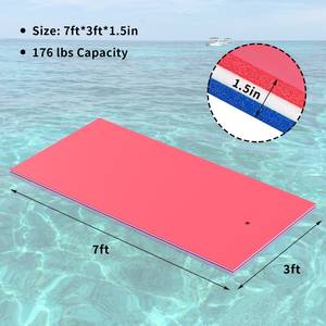 Aangepaste Fabriek Groothandel Lelie Pad Drijvende Water Mat <span class=keywords><strong>3</strong></span>-laags Scheurbestendig Xpe Schuim Drijvende Mat Voor Meer Strand Oceaan Zwembad - Product Image 6