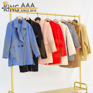 Groothandel Middellange Wolmix Dames Winterjas Minimalistisch Tweedehands Gebruikt Balen-KINGAAA A58-<span class=keywords><strong>2</strong></span> Aangepaste Kleur - Product Image 2