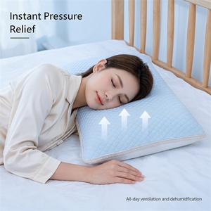 US Stock 2-Piece Pack <b>Body</b> Bed <b>Pillows</b> for Adults-Cool Touch Cooling Comfort Fluffy Plush <b>Support</b> Modern Design 200TC Thread - Product Image 1