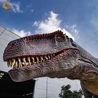 Dino Park için AD-53 gerçekçi Robot büyük boy simülasyon dinozor Animatronic Giganotosaurus