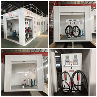 Station de ravitaillement portable hors sol certifiée CE pour l'essence et le diesel