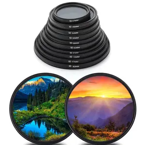 kit set 128 nd8 lens adjustable density neutral optolong can-on glass 1000 52mm 58mm 77mm camera variable nd filter