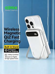 IDMIX Q10 Pro II Qi2, Banco de Energía Inalámbrico Magnético de 10000mAh con Carga Rápida para iPhone 16/17 con Cable USB-C - Product Image 3