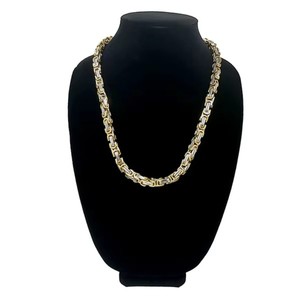 Collier pour homme tendance, style byzantin, élégant, hip-hop, Emperor Room Gold - Product Image 5
